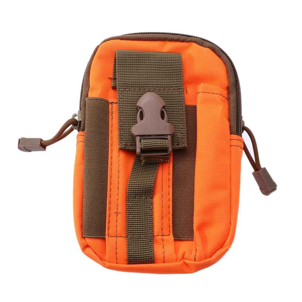 Tactical Duffle Waist Pack Hand Carry Camping Belt Bag Rucksack Outdoor Bumbag (Orange)