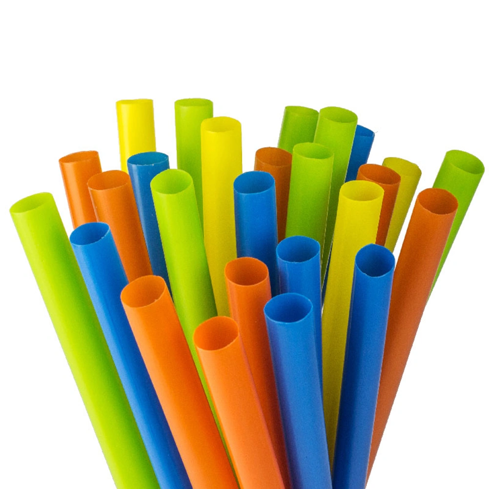 100pcs Colorful Straws 1*19cm Disposable Drinking Suckers Tubularis for Bar Club DIY Drink (Colorful)