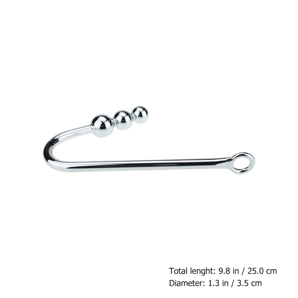 Stainless Steel Beads Anal Hook Anal Plug Sex Flirting Toy BDSM Game Supplies