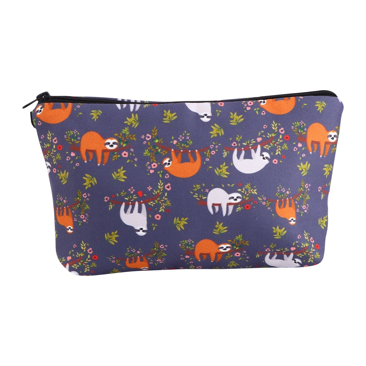 Sloth Printing Cosmetic Bag Multifunctional Storage Bag Travel Storage Pouch Cosmetics Container Makeup Pouch
