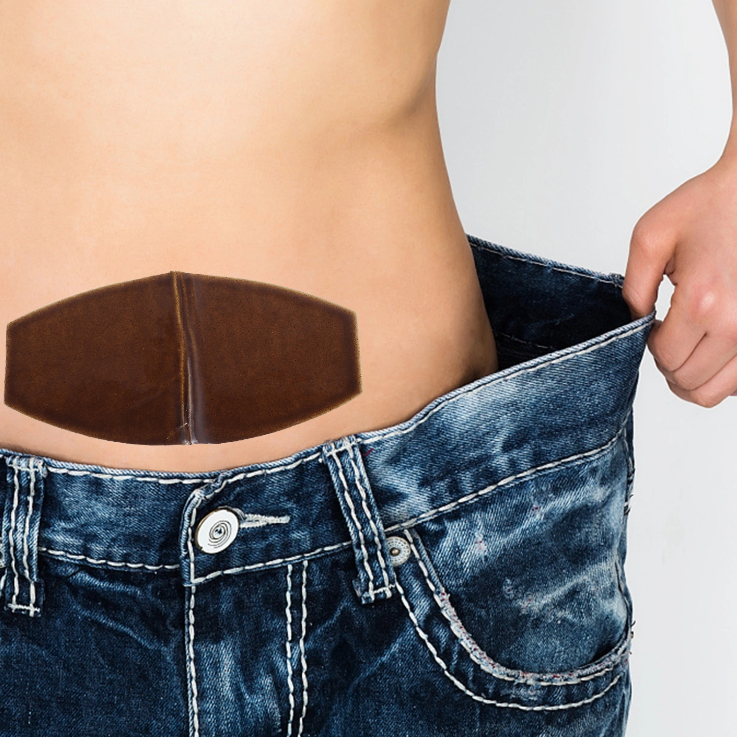 2Pcs Weight Loss Stickers Slimming Patches Abdomen Navel Tightening Stickers