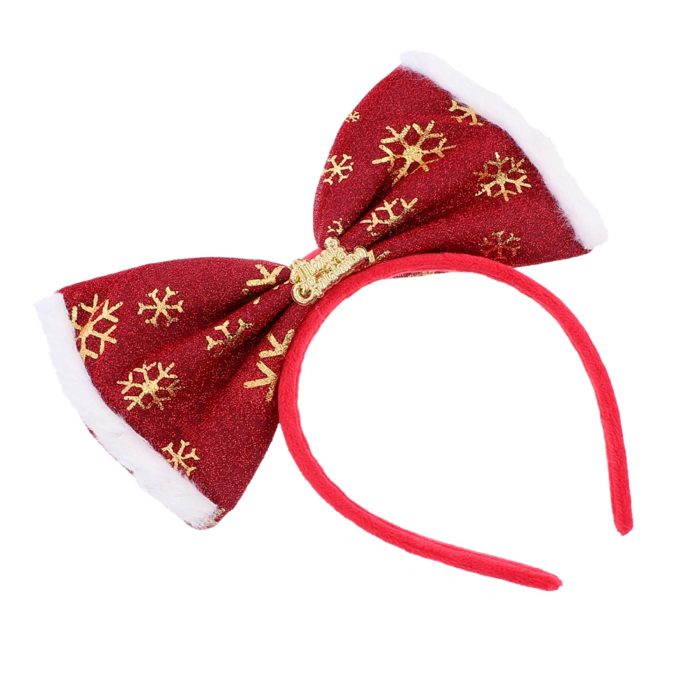 2pcs Beautiful Bowknot Hair Hoops Christmas Hair Accessories Kids Headband