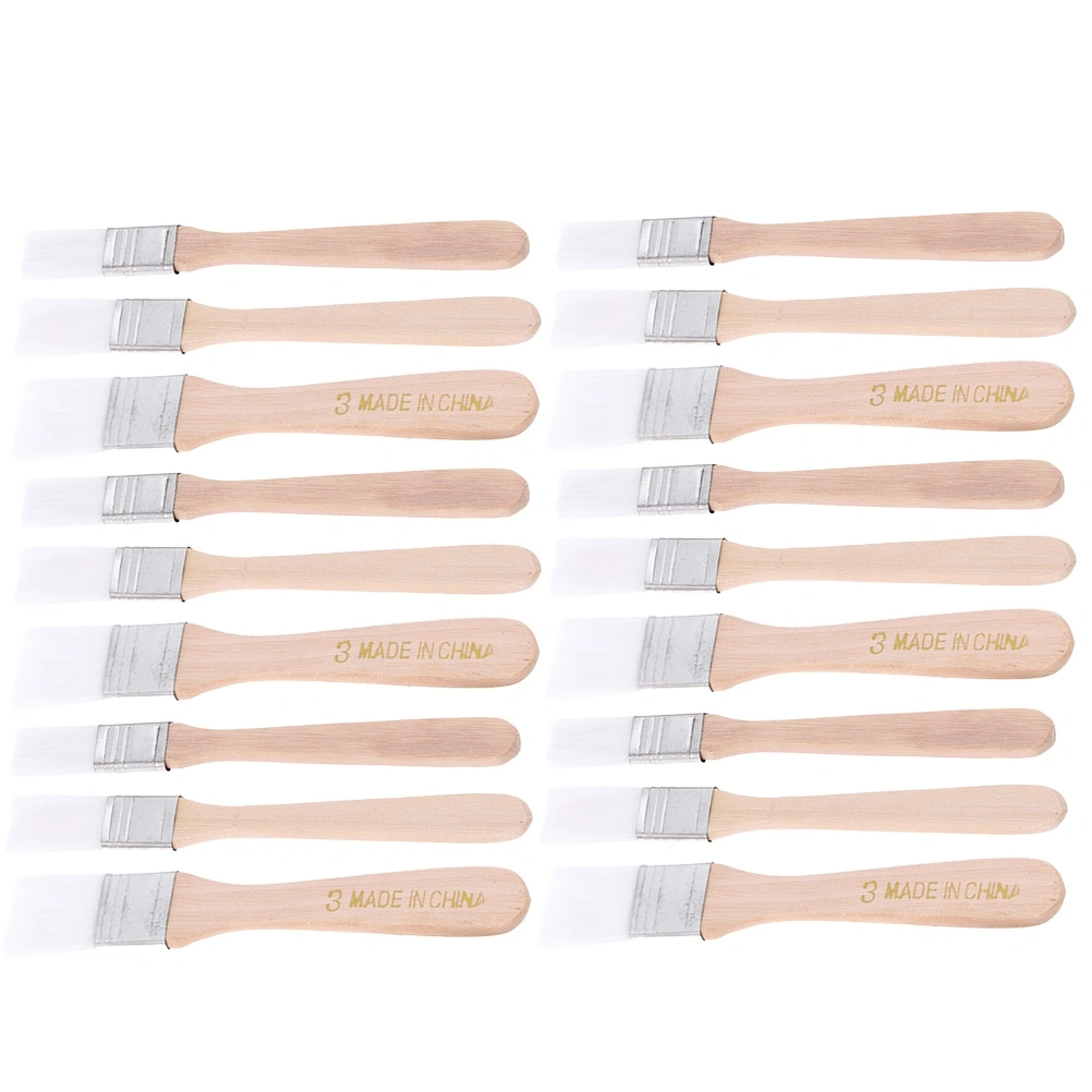 18PCS Nylon Painting Brushes Barbecue Brushes Chip Brushes for Paint Touchups Painters BBQ