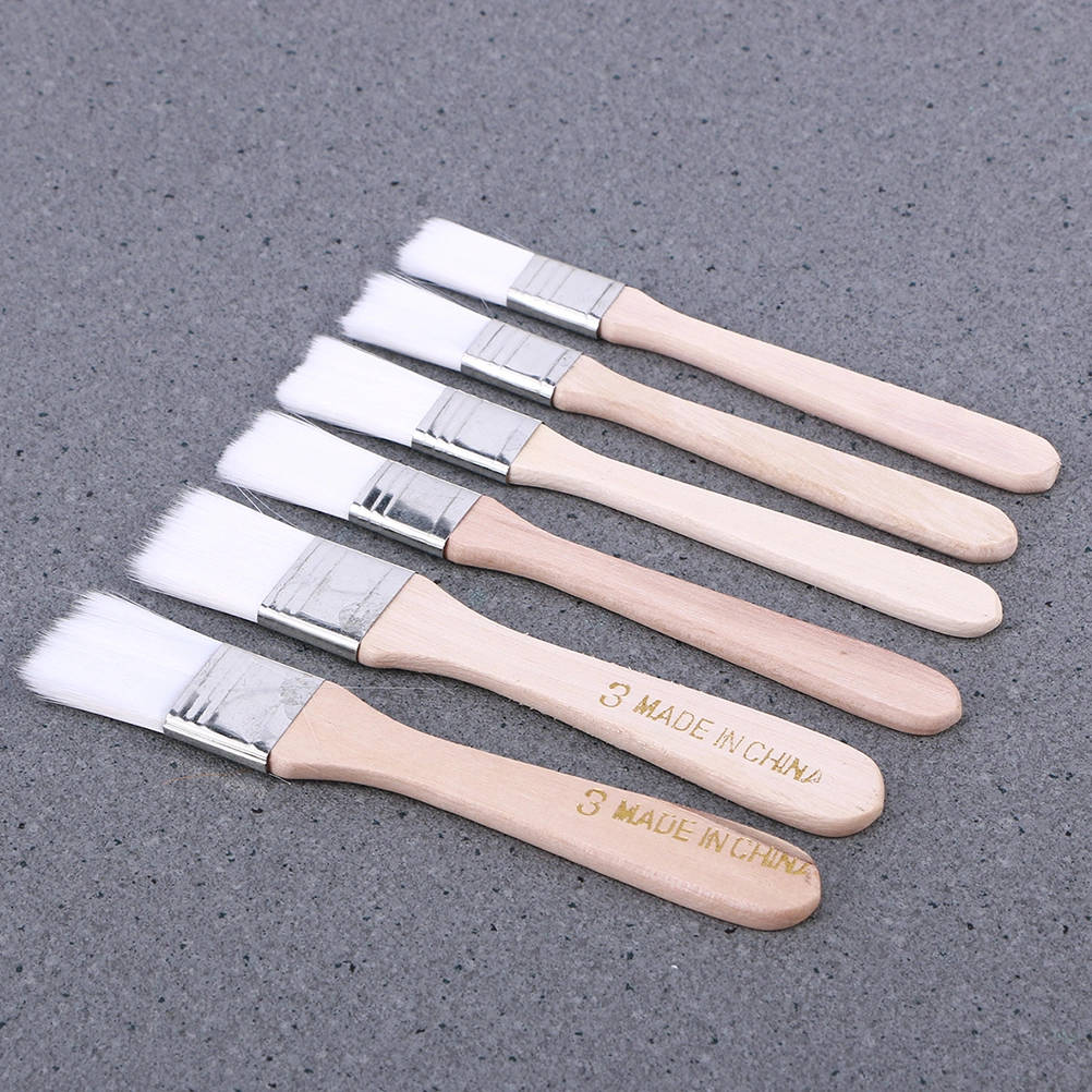 18PCS Nylon Painting Brushes Barbecue Brushes Chip Brushes for Paint Touchups Painters BBQ