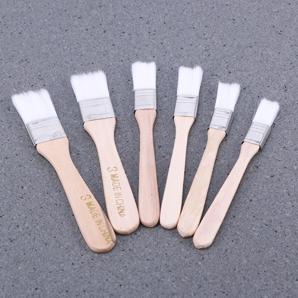 18PCS Nylon Painting Brushes Barbecue Brushes Chip Brushes for Paint Touchups Painters BBQ