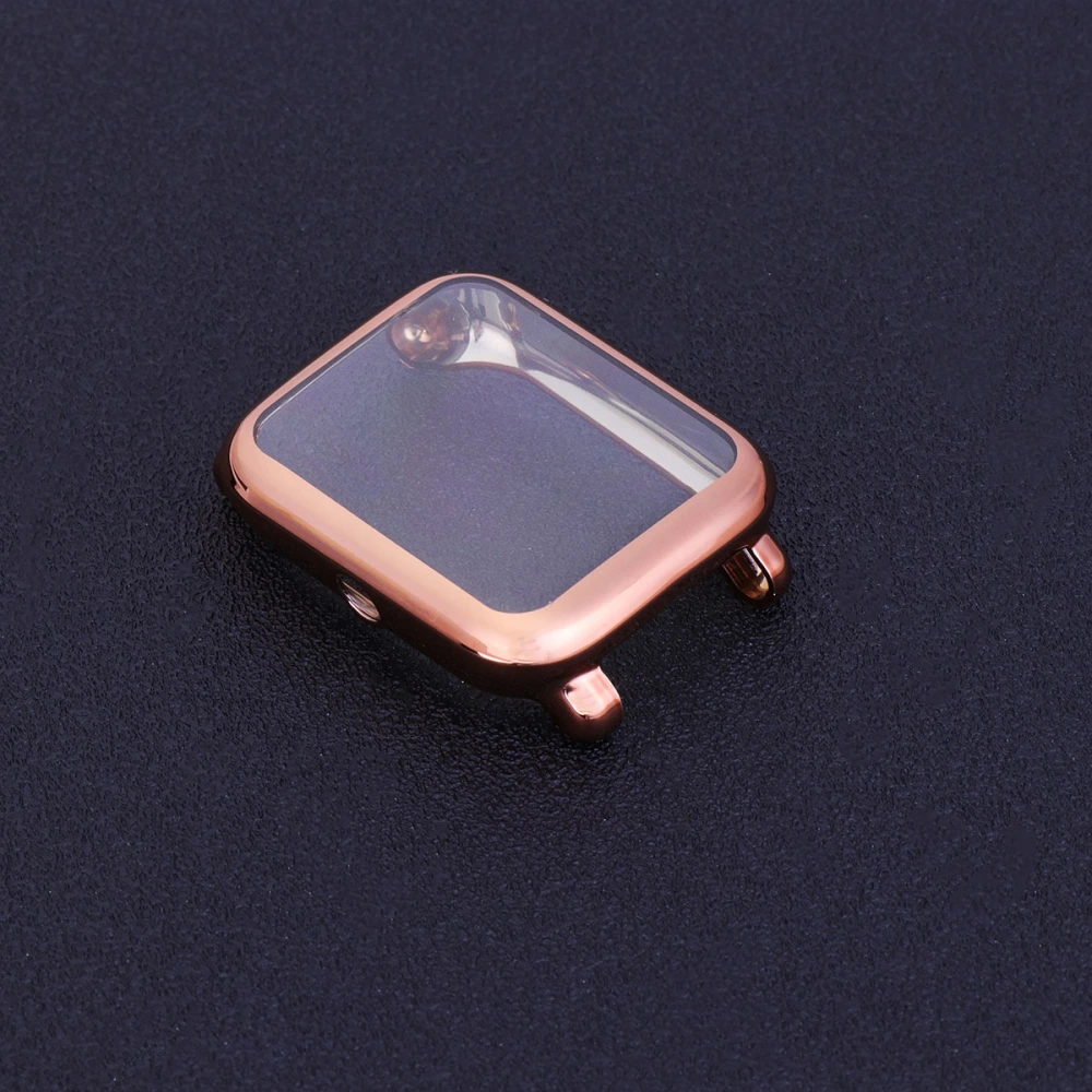 Anti-fall Smart Watch Cover Stylish Watch Protective Case Compatible for Bip Lite (Rose Golden)