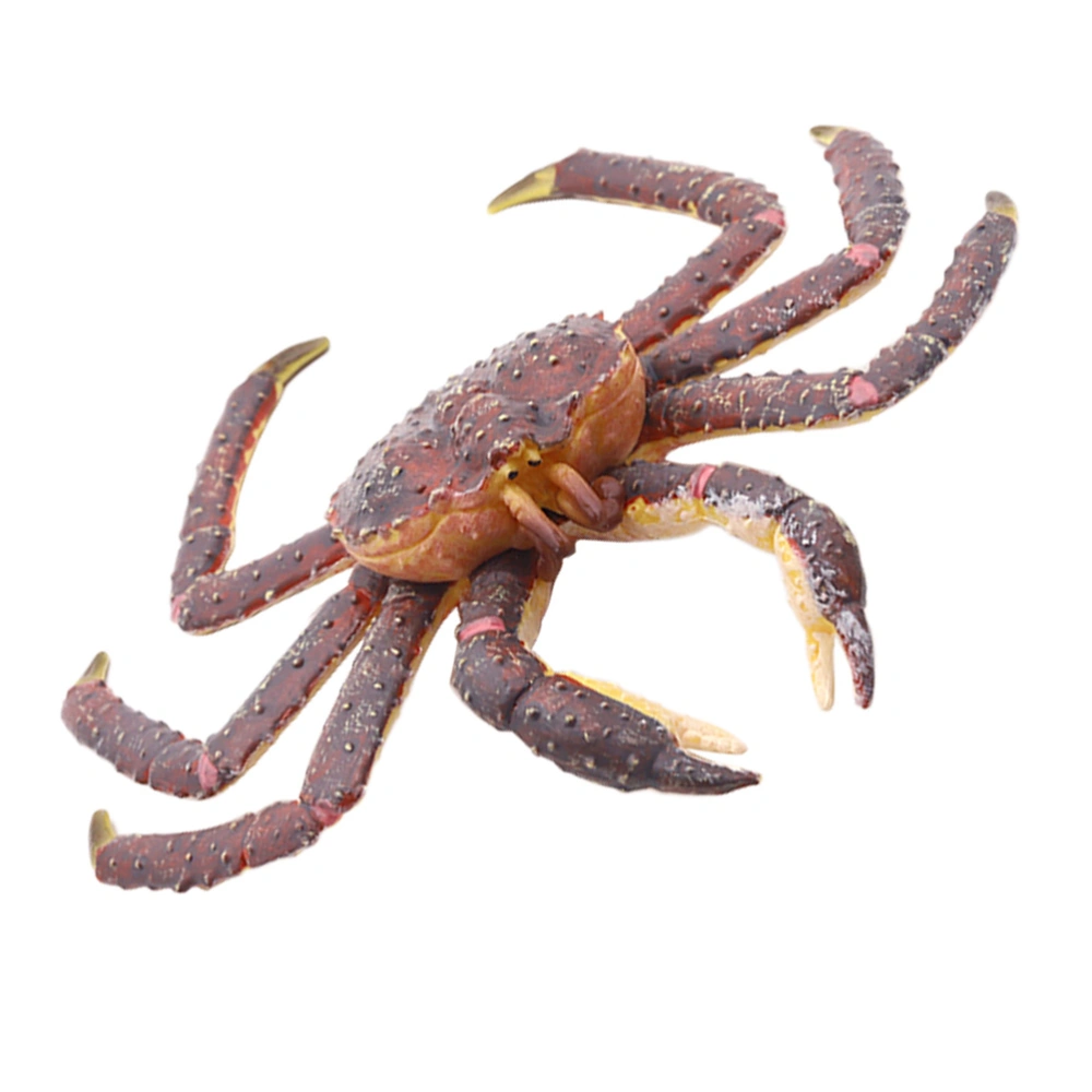 1Pc Simulated Marine Animals Model Plastic Children Toy Crab-shaped Ornament