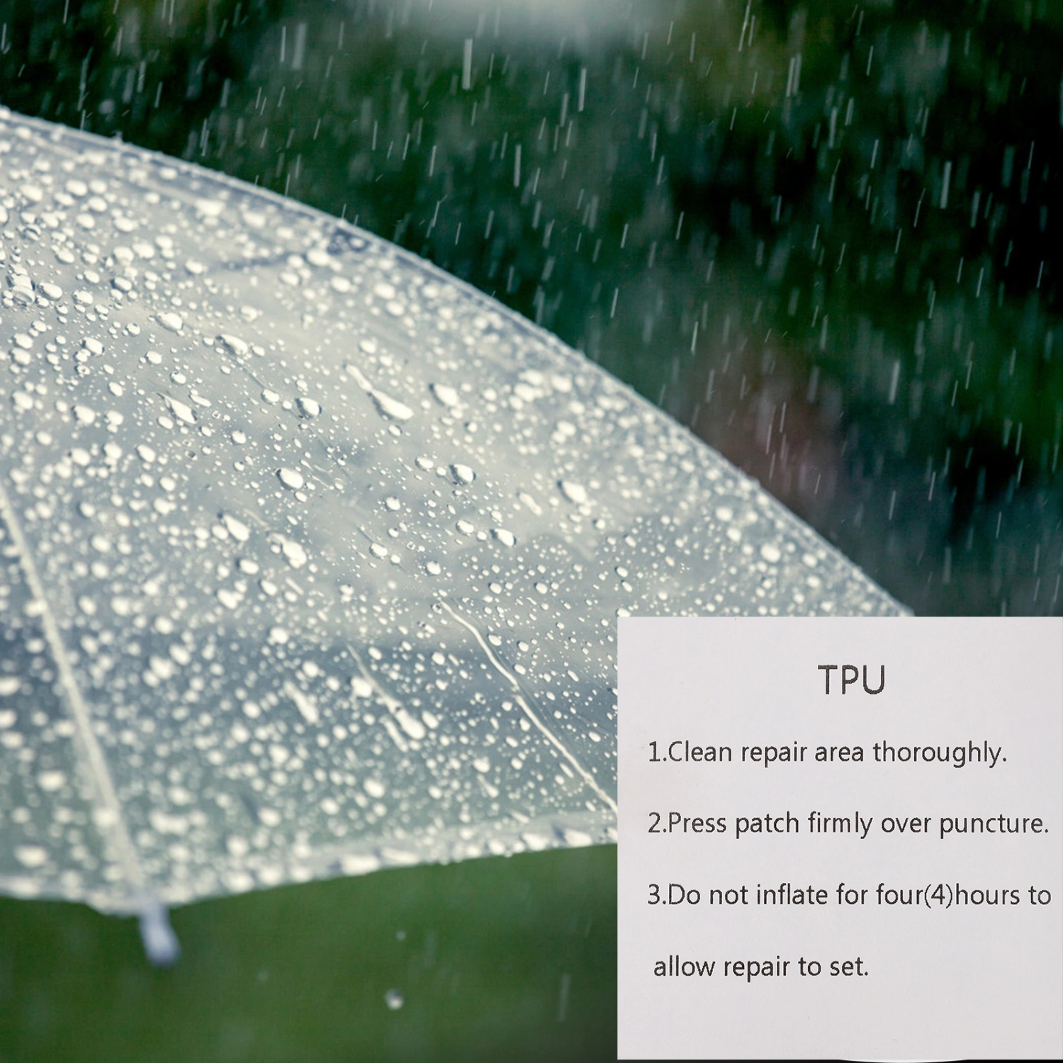 10 Sheets of TPU Repair Patch Inflatable Products Repair Sticker Adhesive Patch