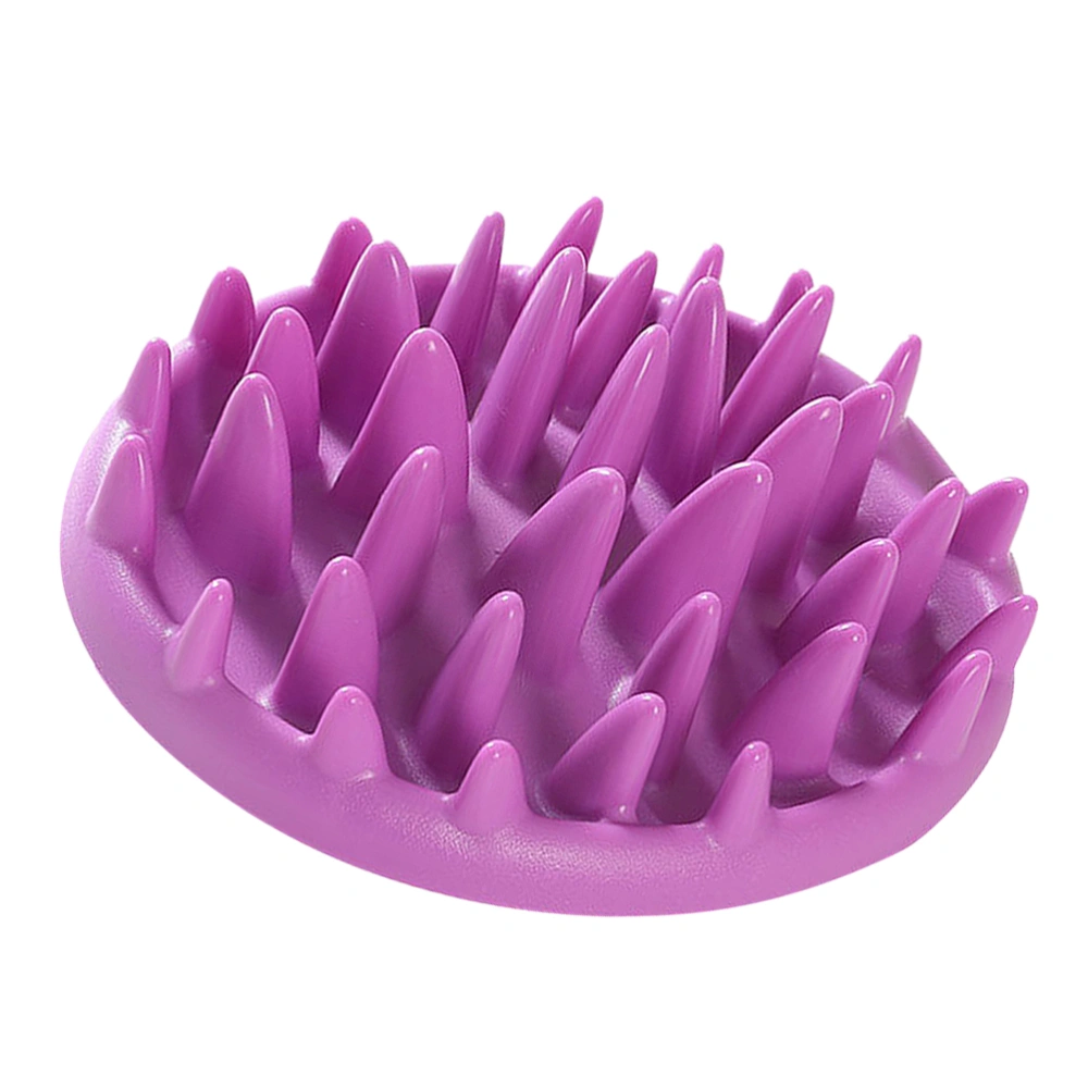 Pet Slow Food Feeder Slow Eating Bowl Dog Feeding Bowl Jungle Shaped Pet Bowl (Purple)