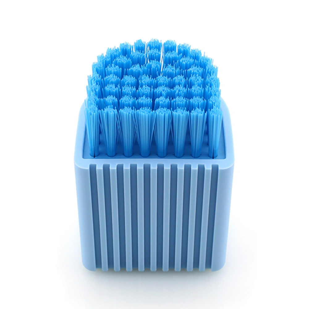 Creative Mini Multipurpose Scrubbing Brush Nylon Bristles Laundry Cleaning Brush Clothes Washing Brushes(Blue*1)