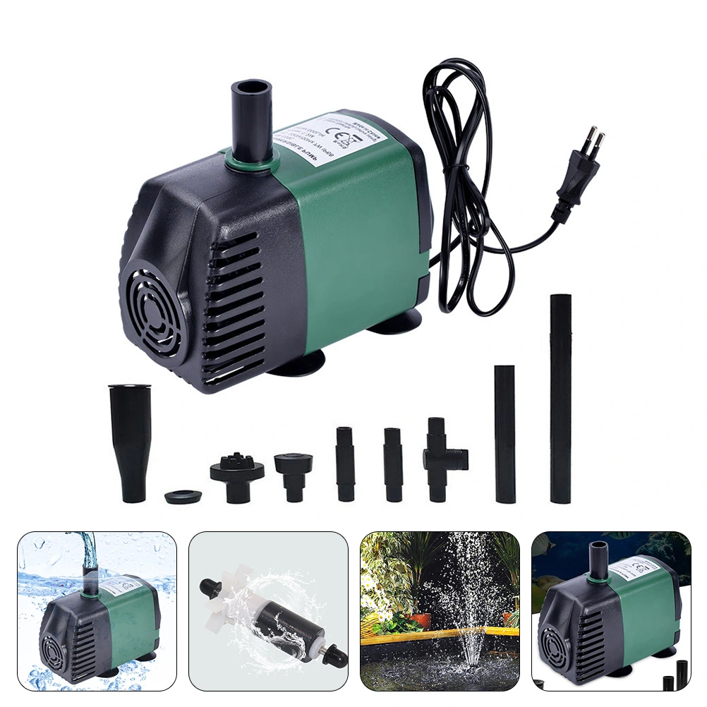 1 Set of Hydroponics Sinking Pump Pond Submersible Pump Fish Tank Water Pump (US Plug)