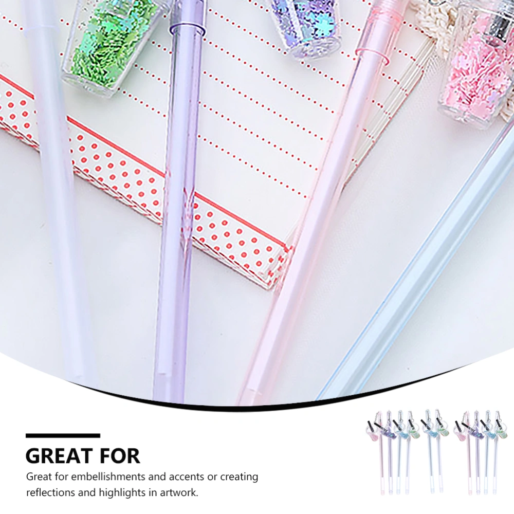 10pcs Pendant Gel Pen Adorable Neutral Pen Gifts Office Stationery (Mixed Style)