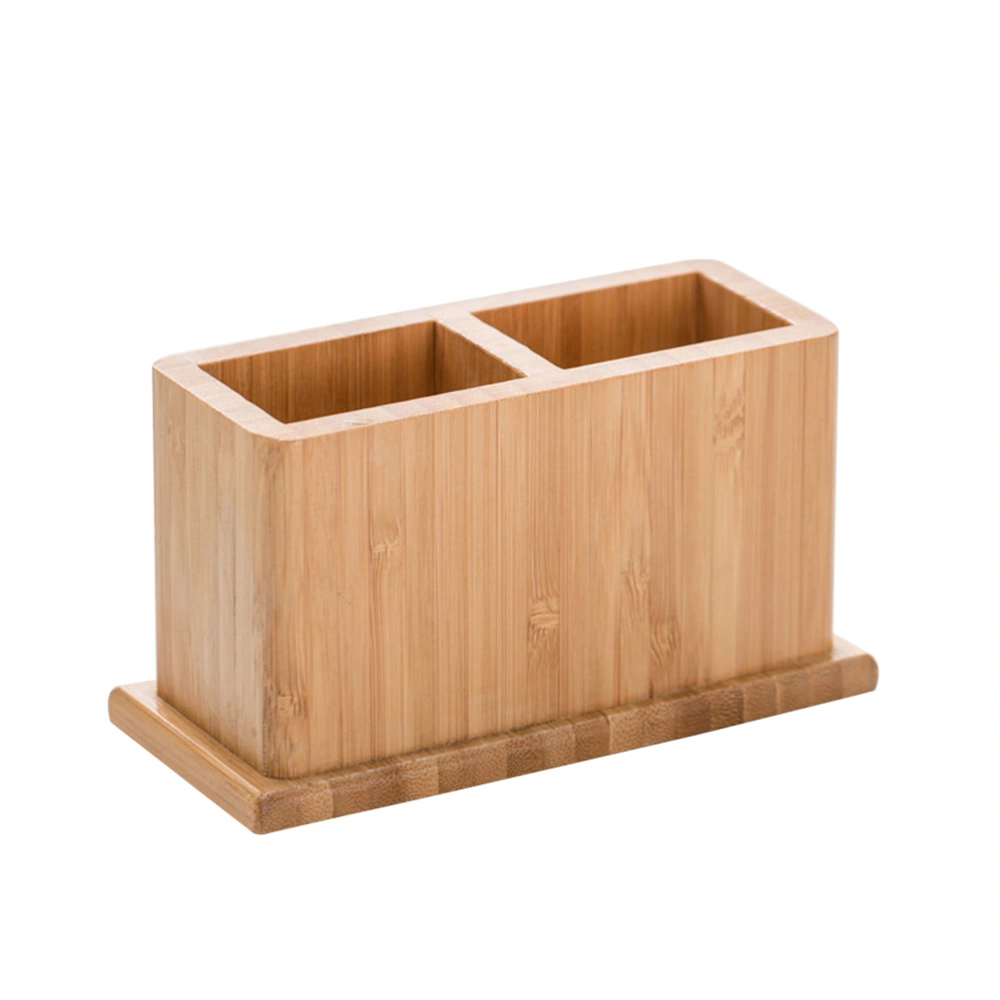 Bamboo Tableware Storage Box Simple Chopsticks Holder Cutlery Organizer for Home Kitchen