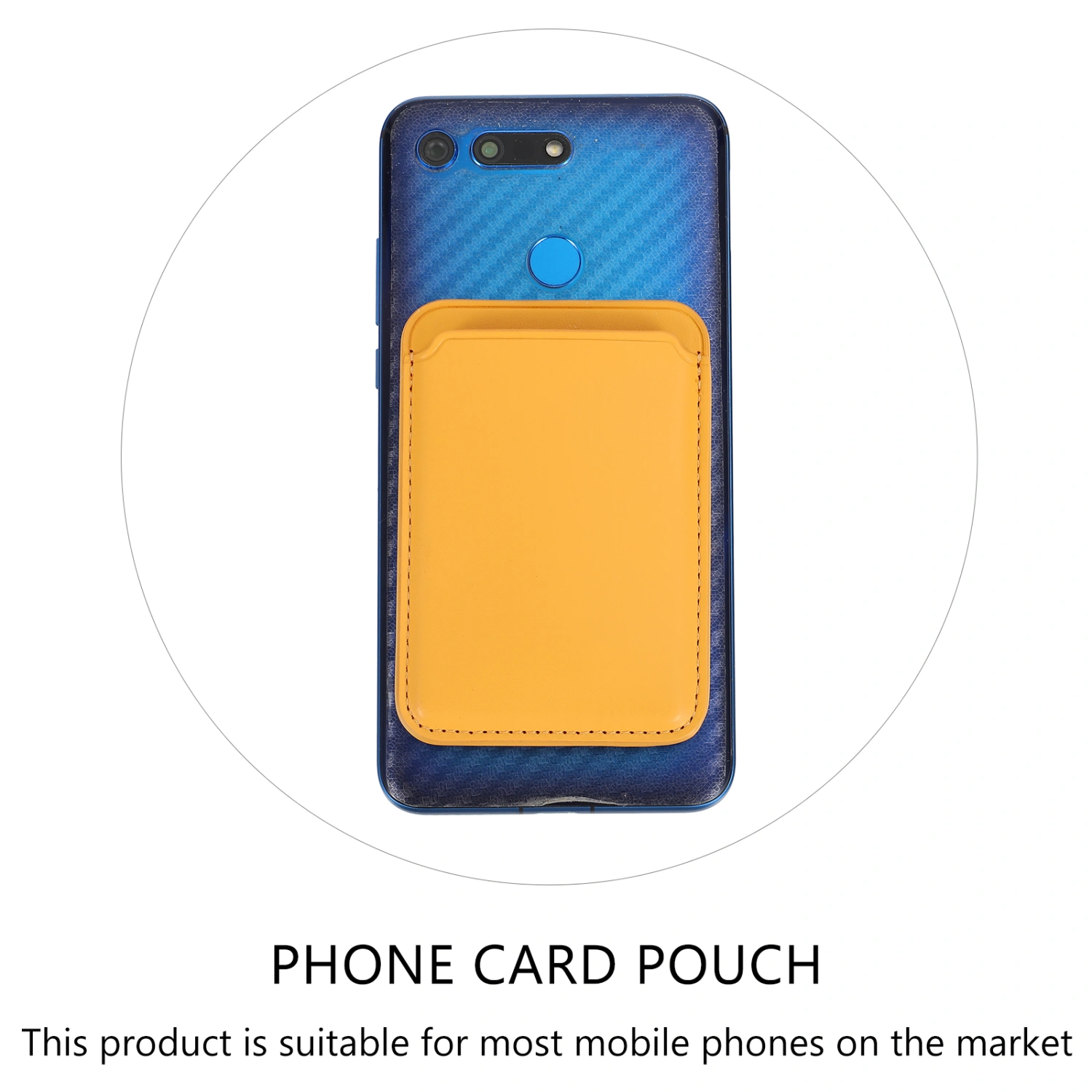 1 Pc PU Phone Holder Magnetic Phone Pouch Compatible with iPhone