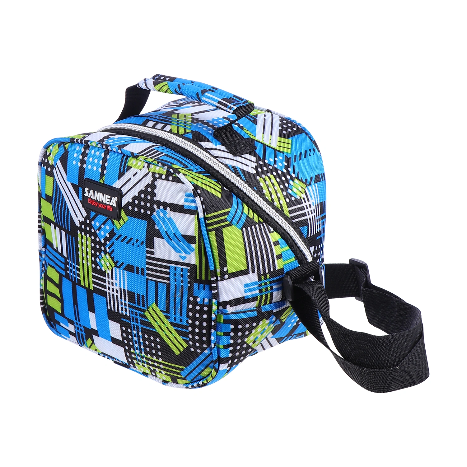 6L Children Lunch Bag Insulated Zippered Bento Box Bag Picnic Lunch Tote