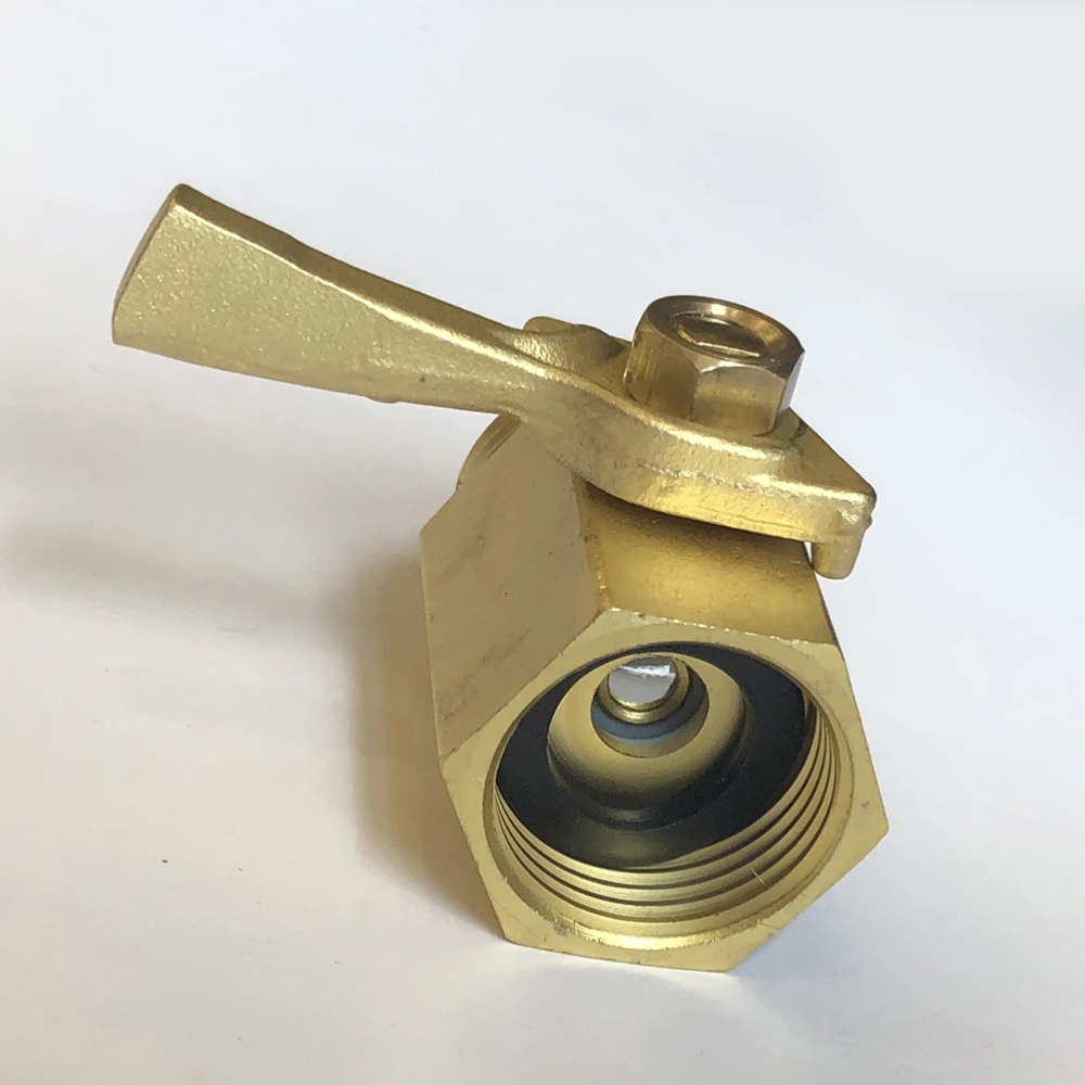 Pipe Copper Connector Watering Pipe Fittings 3/4-Inch Brass Hose Connector Cut-off Prcatical Watering Device for Home Garden