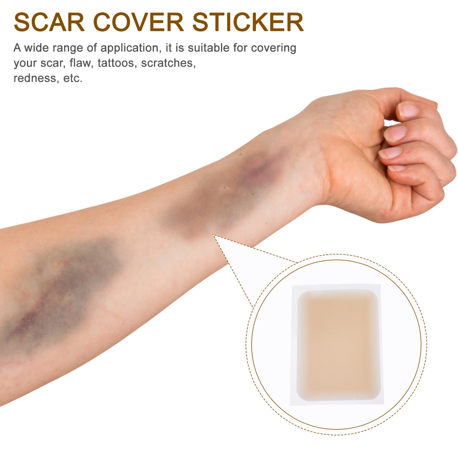 Waterproof Tattoos Flaw Concealing Stickers Scar Flaw Concealing Cover Up Tape