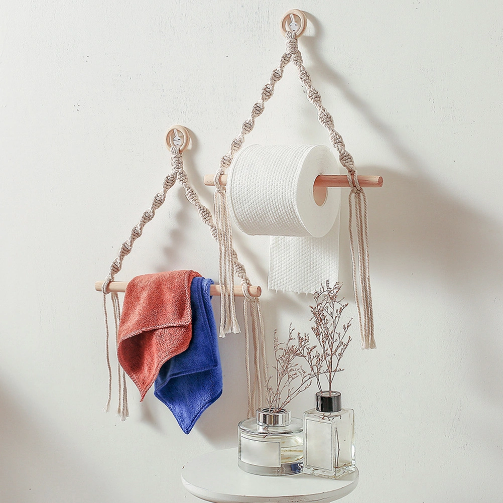 1pc Towel Hanger Wall Shelf Towel Rack Kitchen Bathroom Rack Wall Decoration