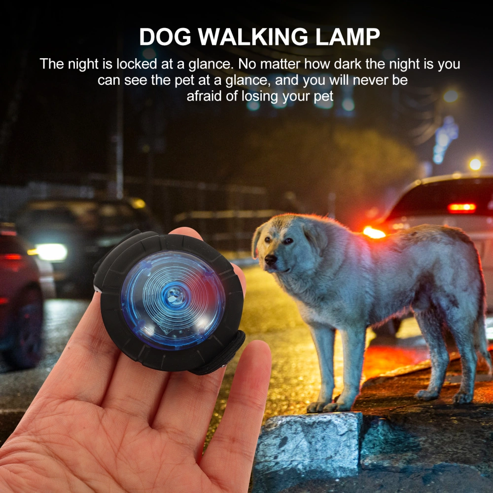 Pet Hanging Glowing Light Practical Dog Night Lamp Portable Puppy Lamp for Pet Collar