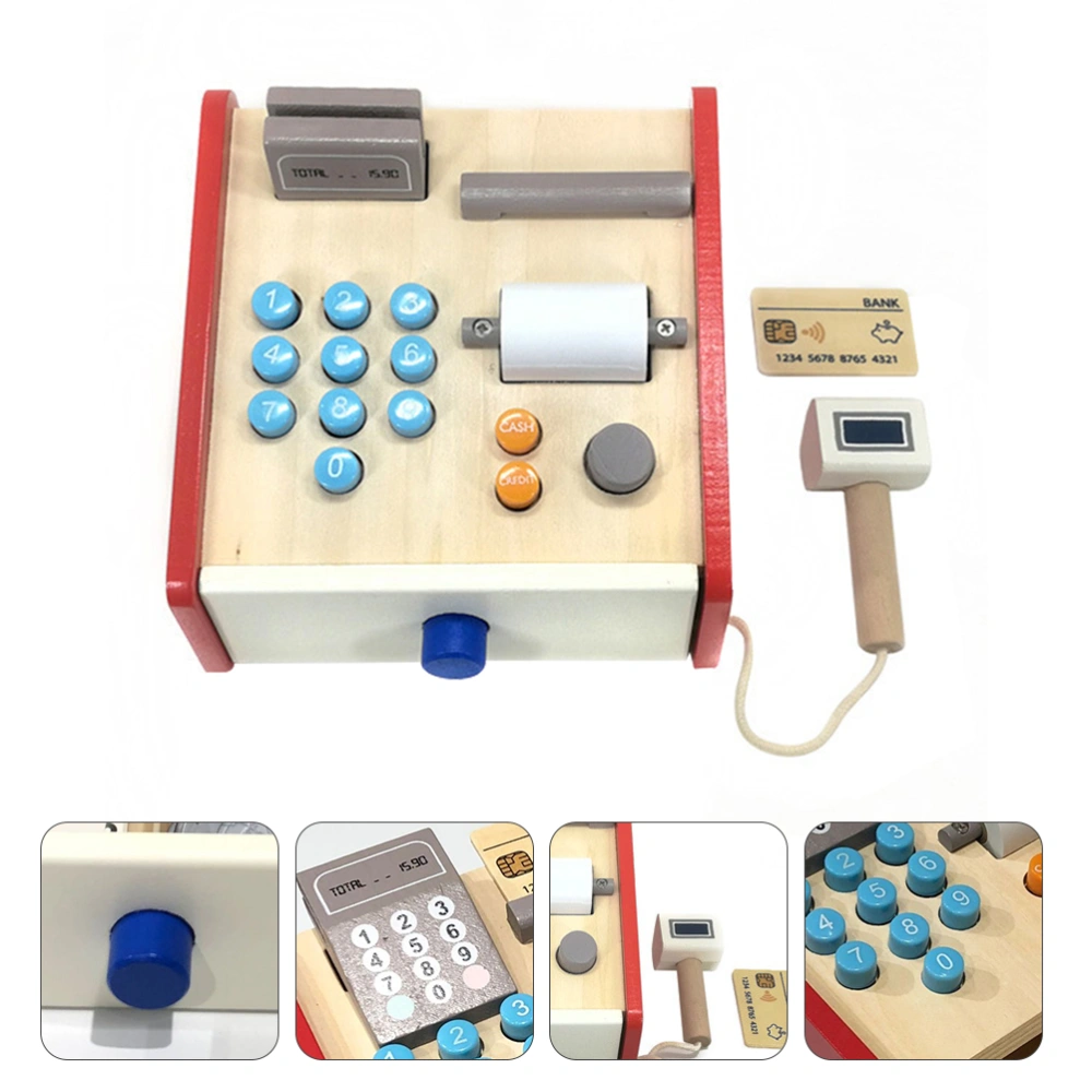 1 Set Simulation Cash Register Pretend Play Toy for Kids Educational Toys