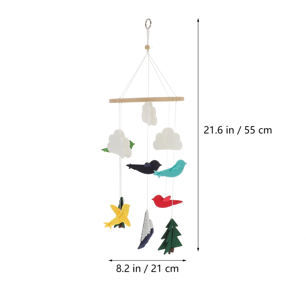 Crib Mobile Baby Bed Felt Wind Chime Nursery Hanging Pendant Baby Room Decor