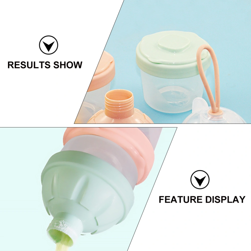 2pcs Portable Baby Milk Powder Container Baby Milk Powder Dispensation Box