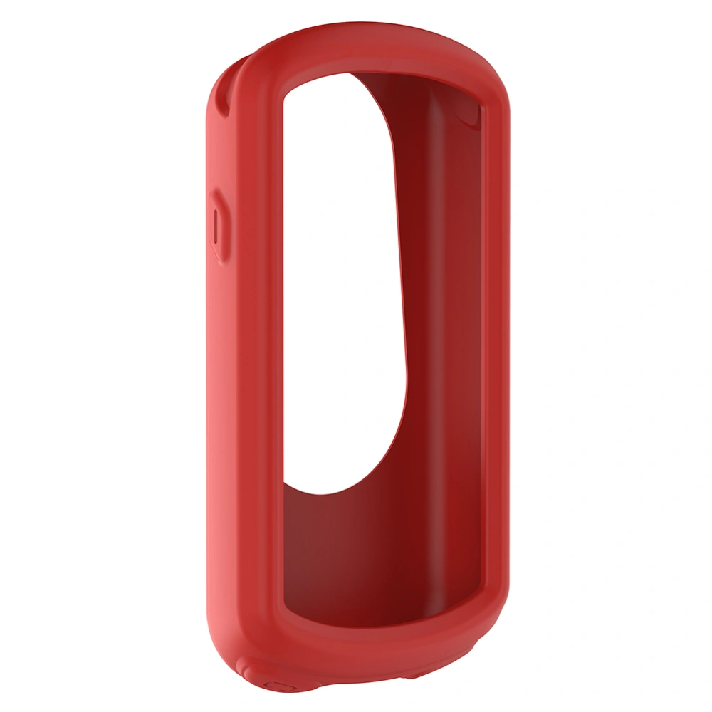 Waterproof Silicone Protective Frame Scratch Resistant Shockproof Cover Shell DST Case Compatible for Garmin edge1030 (Red)