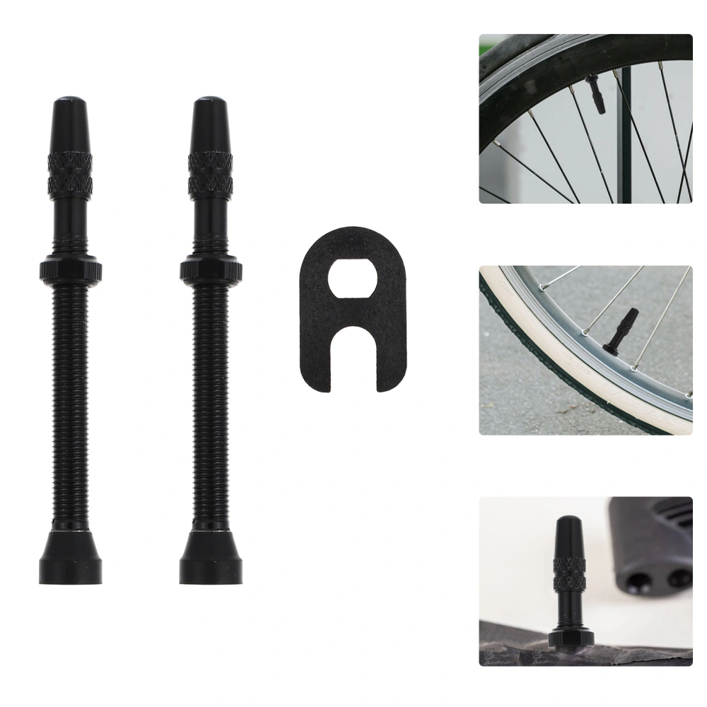 1 Set Aluminium Alloy Tubeless Tire Stems Bike Stem Bike Supplies