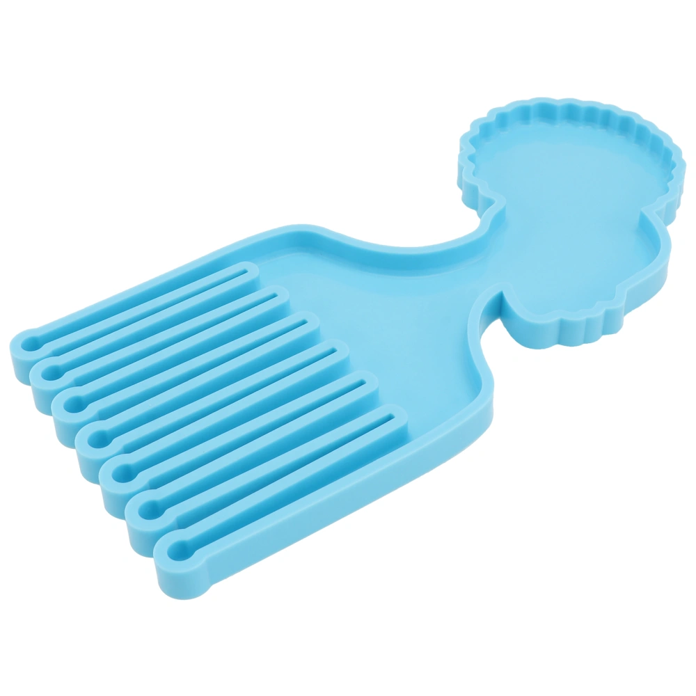 1Pc DIY Comb Mold Silicone Comb Mold Creative Comb Making Mold for Home