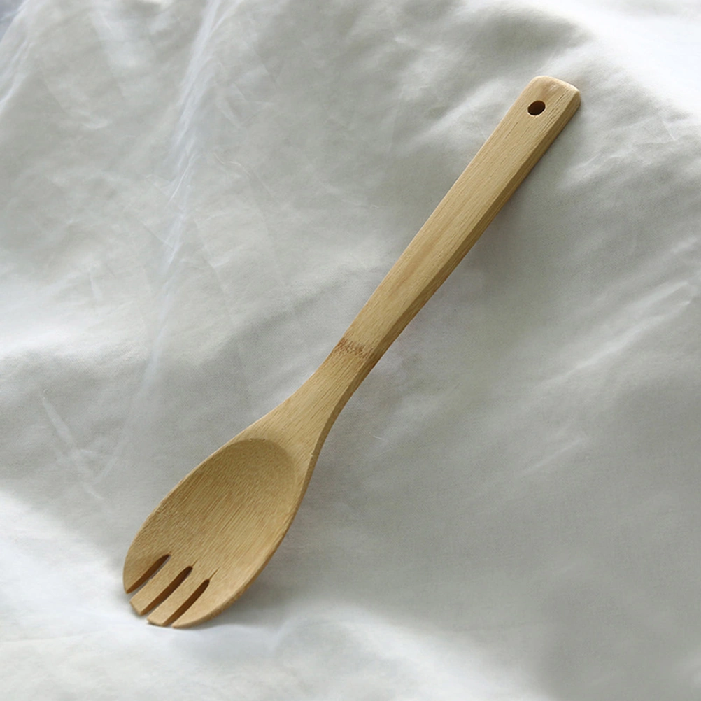 Set of 6 Pcs Bamboo Wooden Kitchen Tools Spatula Spoon Turner Bamboo Utensils for Cooking