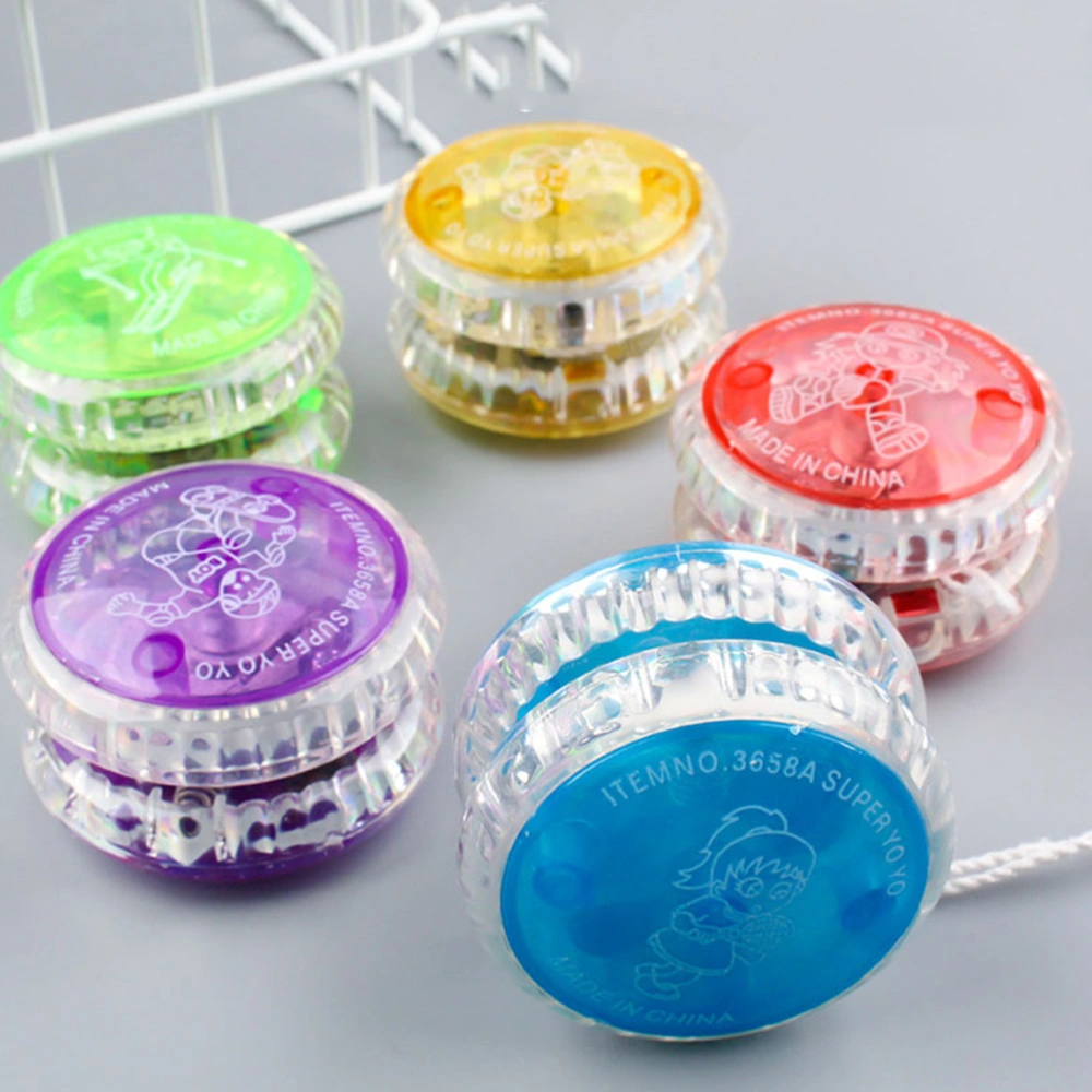 5pcs Creative LED Light Yo-Yo Toy Kids Responsive Yo-yo Ball for Beginners