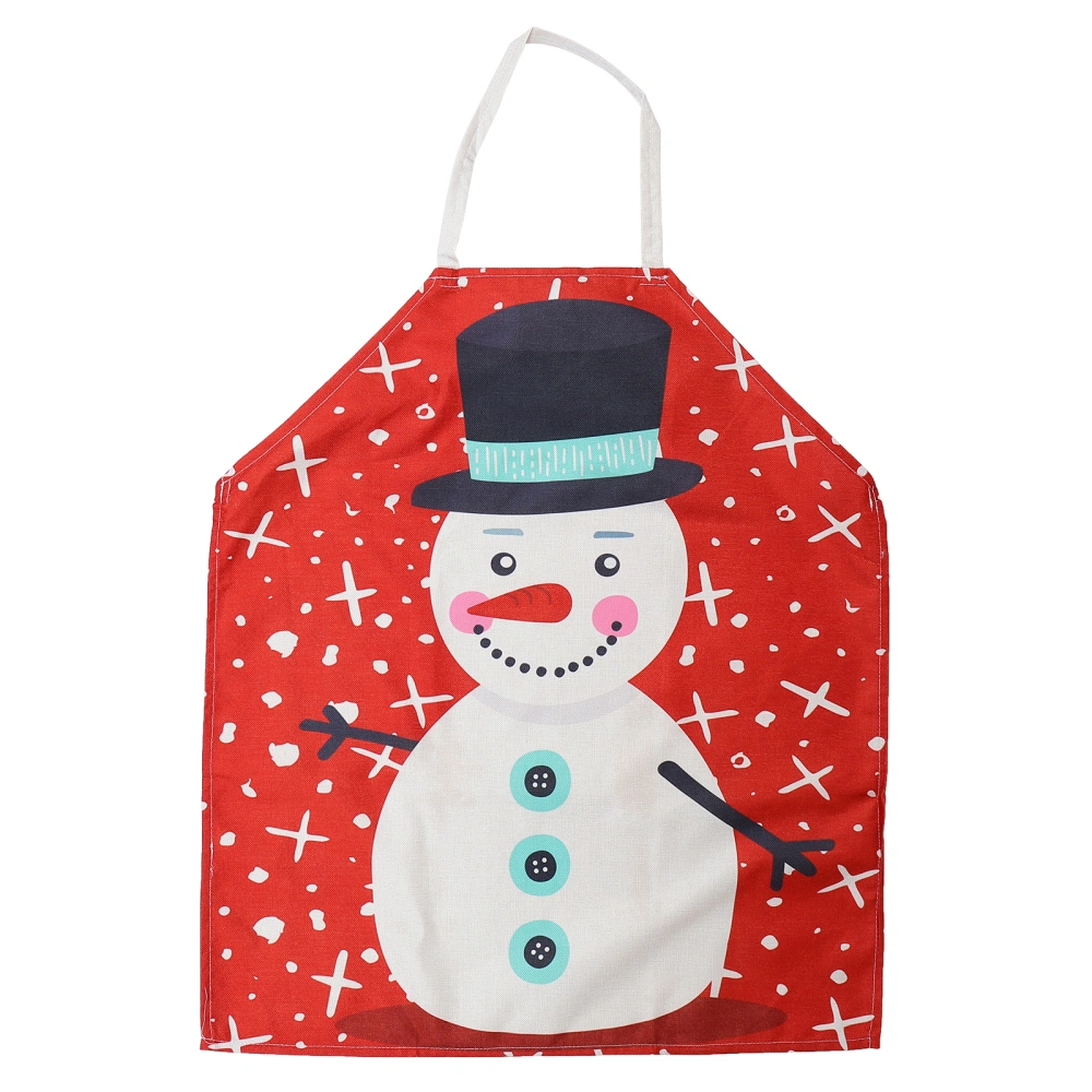 1pc 65x75cm Christmas Holiday Apron Polyester Cotton Christmas Aprons Unisex