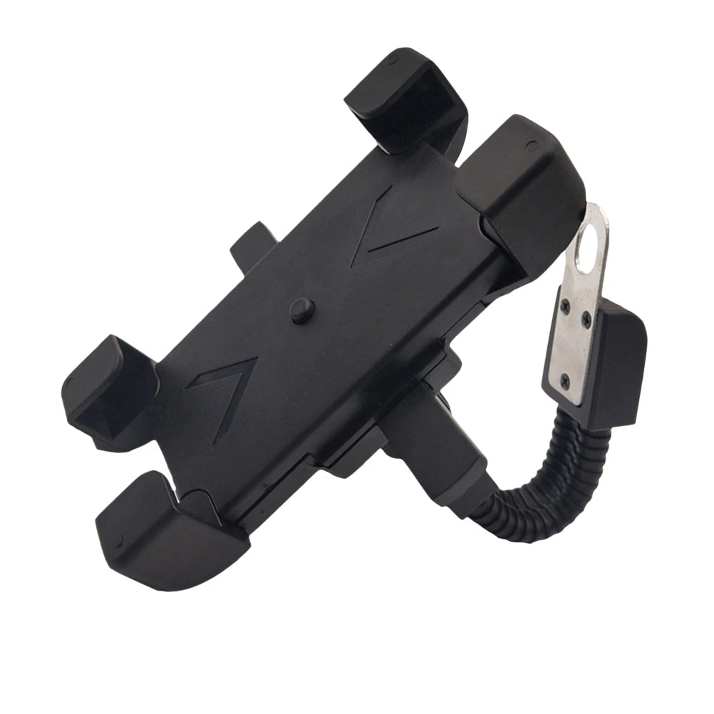 1PC Navigation Phone Stand Multi-purpose Four Claws Mobile Phone Rack Bracket Universal Motorbike Phone Holder for Motorbike Electrocar Use (Random Color)