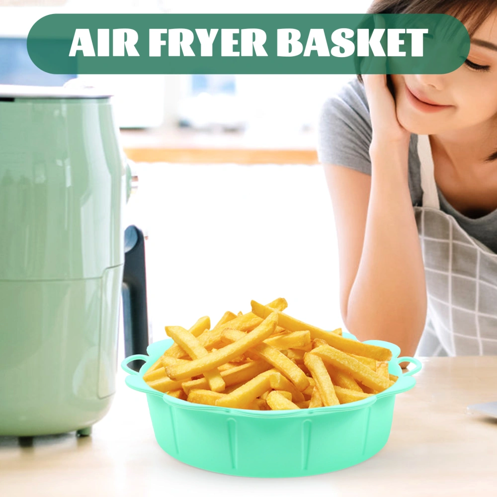 Convenient Silicone Pot Multi-Function Air Fryer Liner Reusable Air Fryer Mat Home Supply