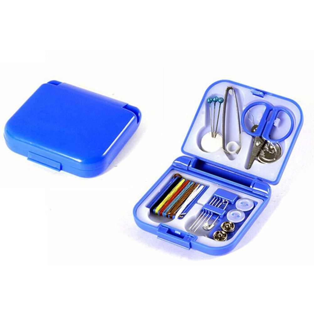 Portable Sewing Kit Mini Travel Box Sewing Tools DIY Kits Needle Home Essentials (Random Color)