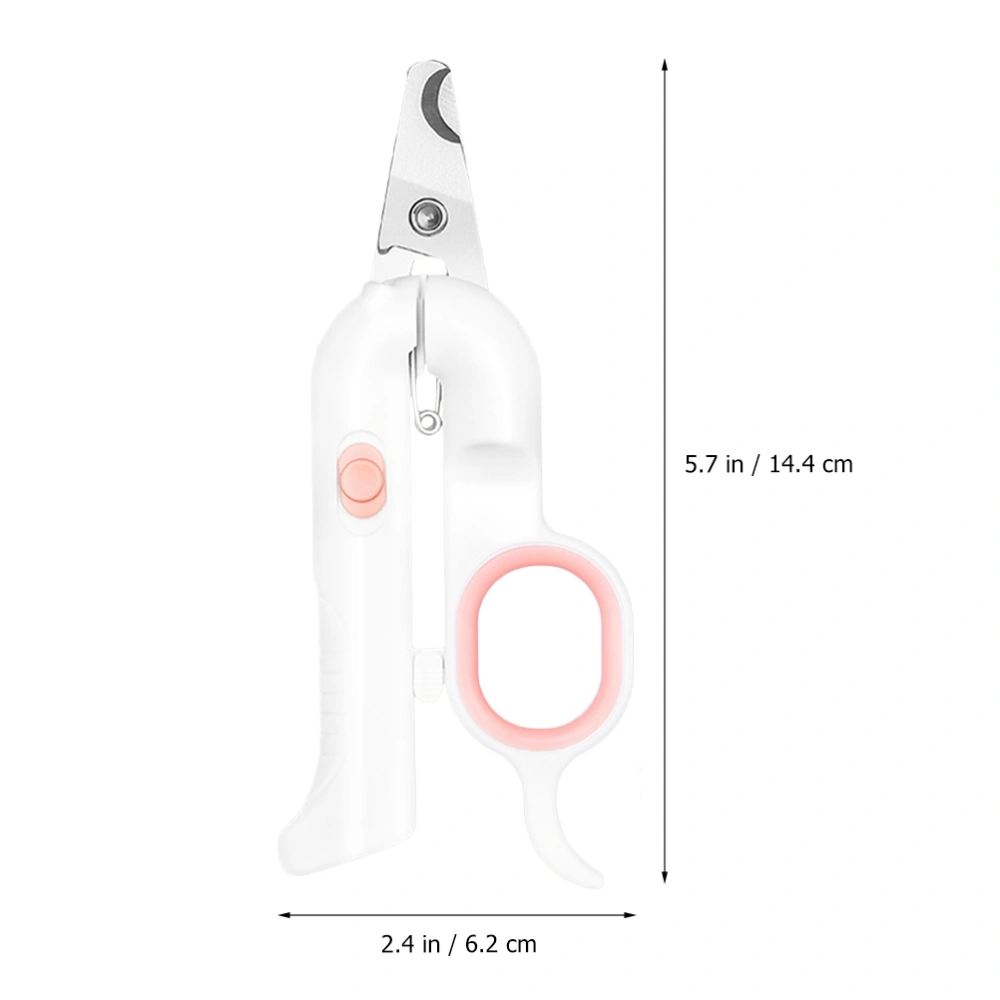 Pet Dog Cat Nail Clippers with LED Light Pet Cutter Trimmer Pet Nail Scissors