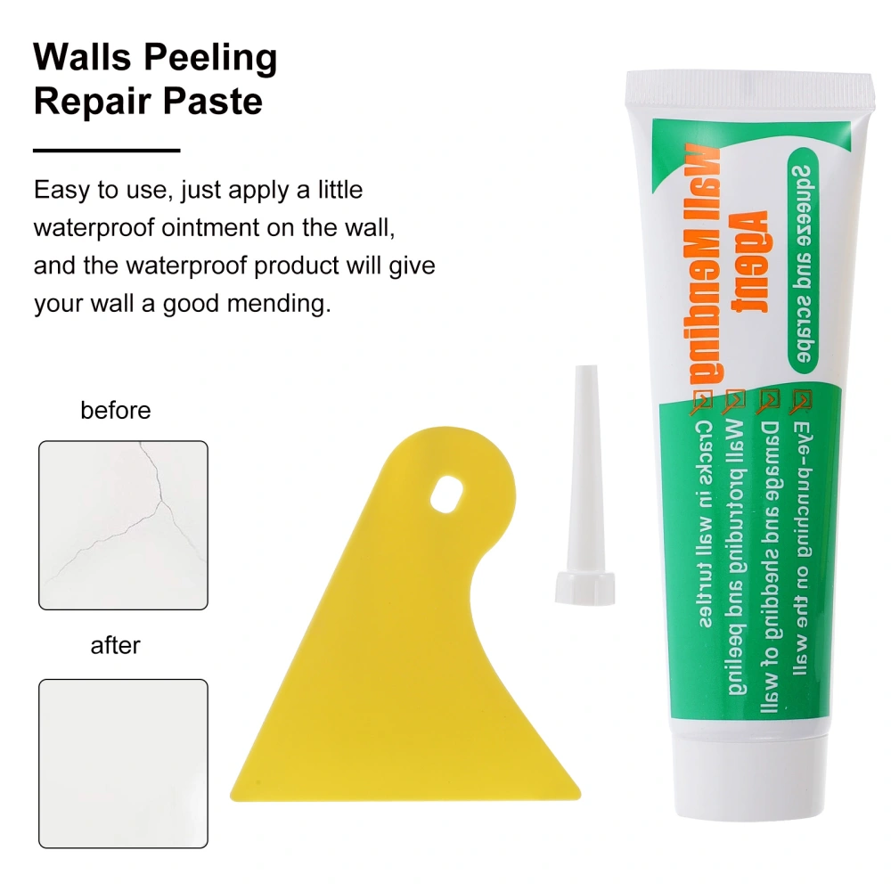 2 Set Wall Mending Repair Agent Wall Repair Cream Wall Crack Nail Repair Agent