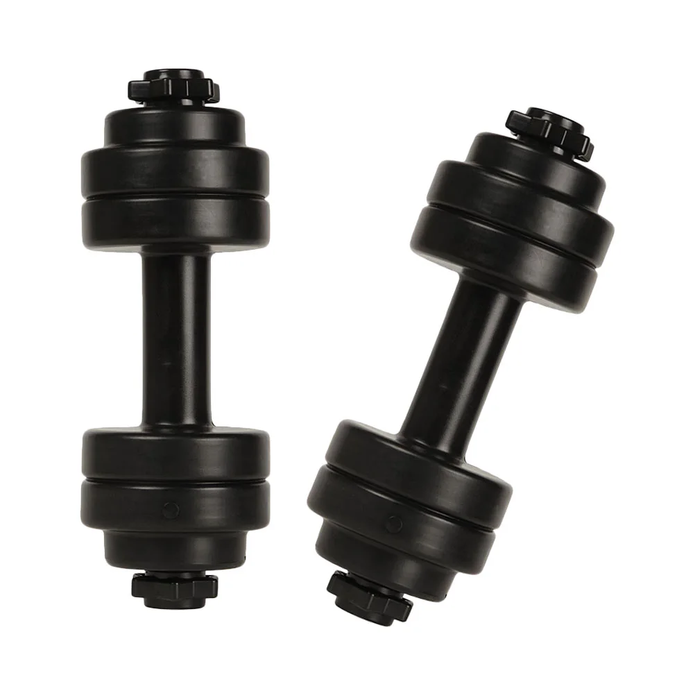 2 Pcs Dumbbell Sports Water Bottle Professional Workout Water Filled Dumbbells
