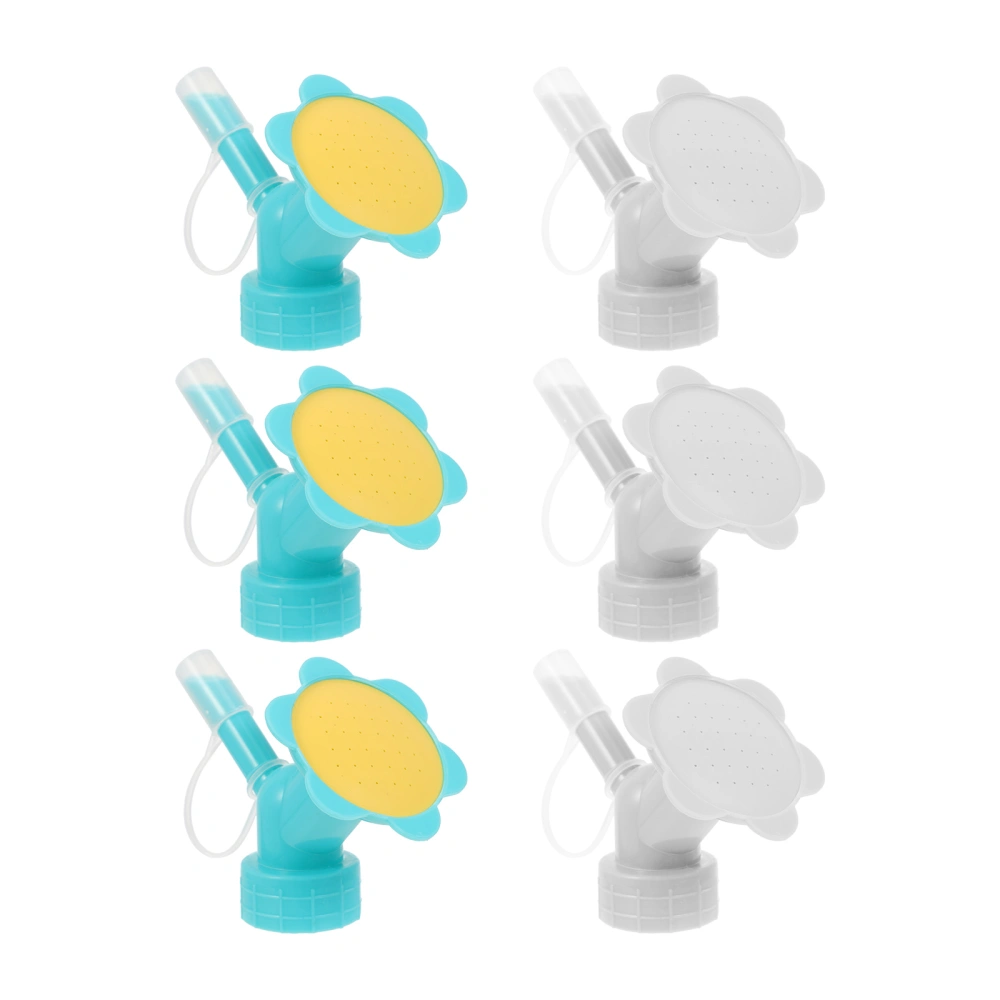 6Pcs Multi-function Spray Nozzle Water Bottle Sprinkler Bottle Watering Spout