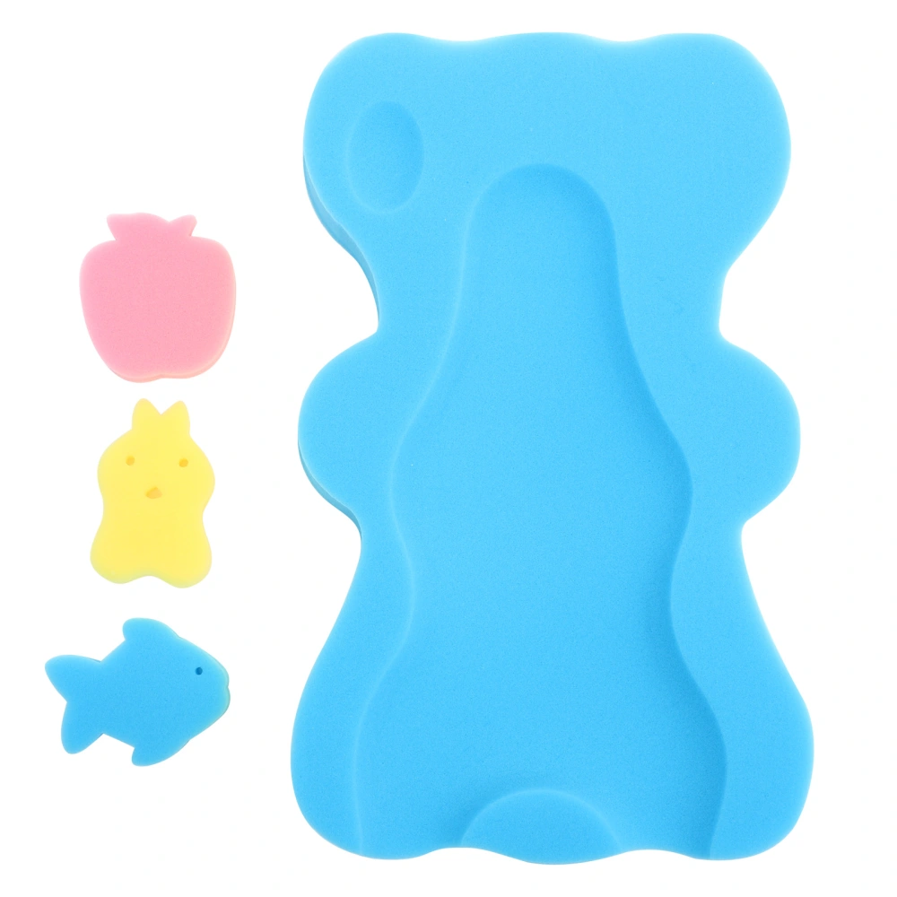 1 Set Practical Baby Bath Mat Newborns Bathtub Cushion Baby Bath Adorable Sponge Pad