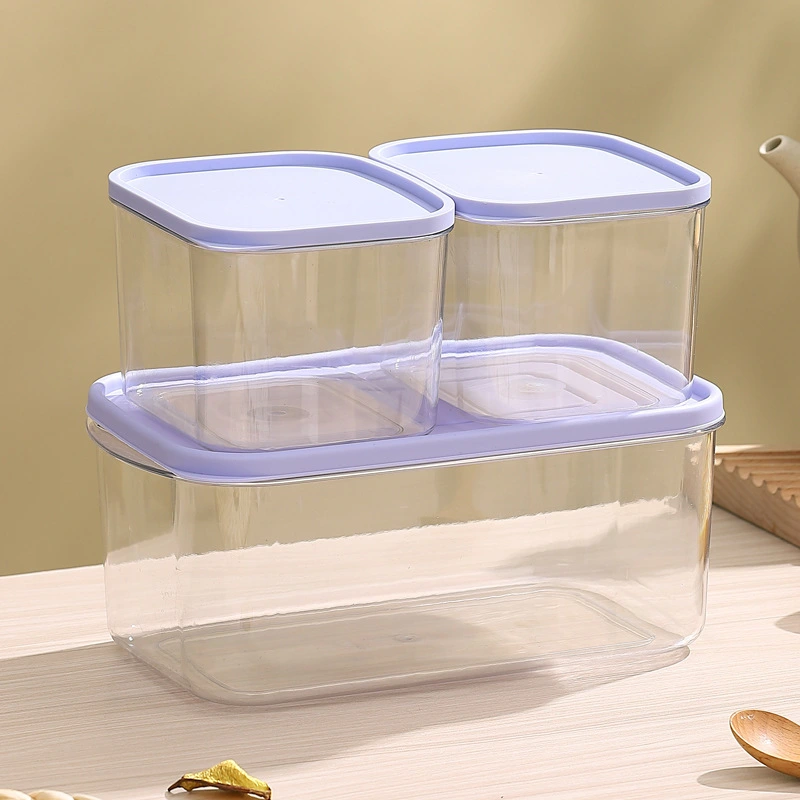 1 Set Fridge Food Storage Containers Stackable Fruit Vegetables Freezer Storage Organizer Bin