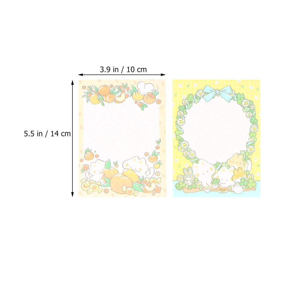 3pcs Large Notepad Tearable Note Pads Memo Pad Students Stationery Note Paper for Office School