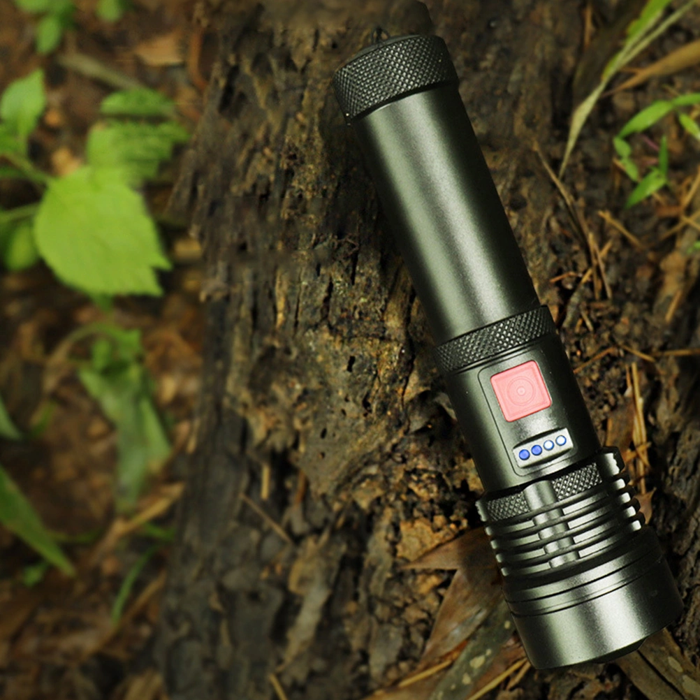 USB Rechargeable Flashlight Portable Night Hunting Light Glare Flashlight