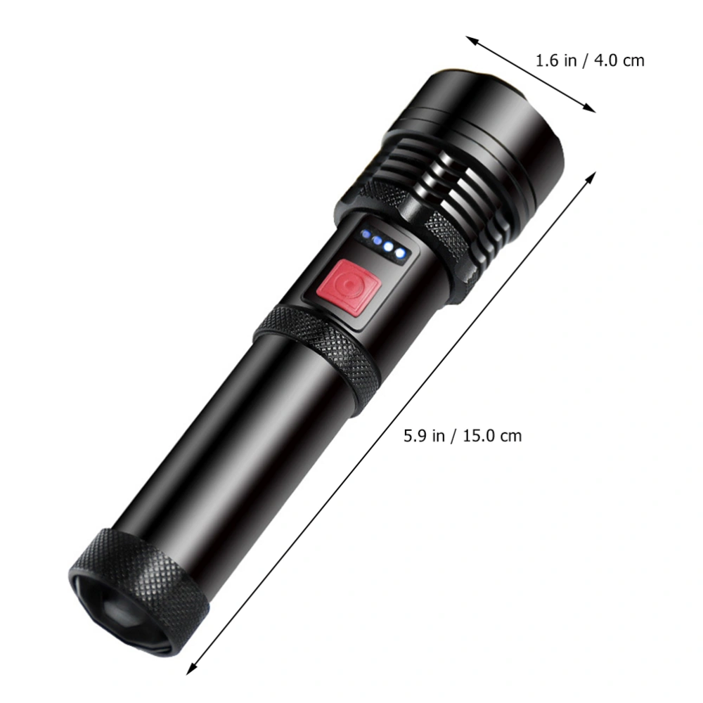 USB Rechargeable Flashlight Portable Night Hunting Light Glare Flashlight