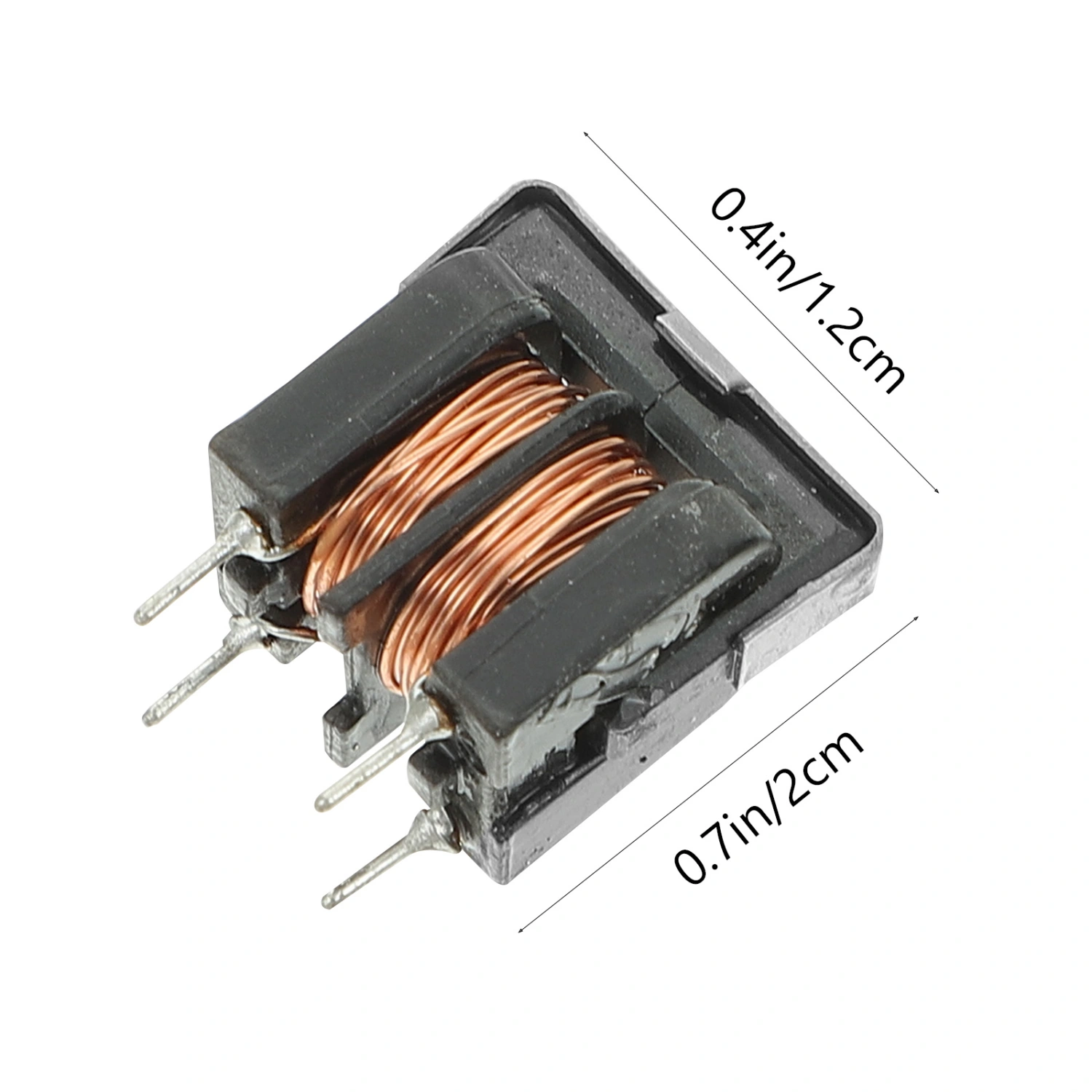 10pcs Common Mode Inductor Filter Durable Inductor Filter UU9.8 Pitch 7x8mm 5mH