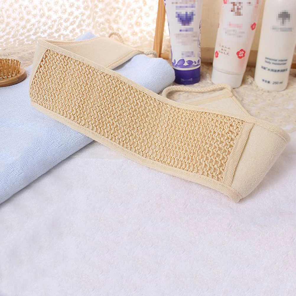 Bath Towel Rub Back Rubbing Towel Scrubber Back Scrub Long Strip Shower Towel