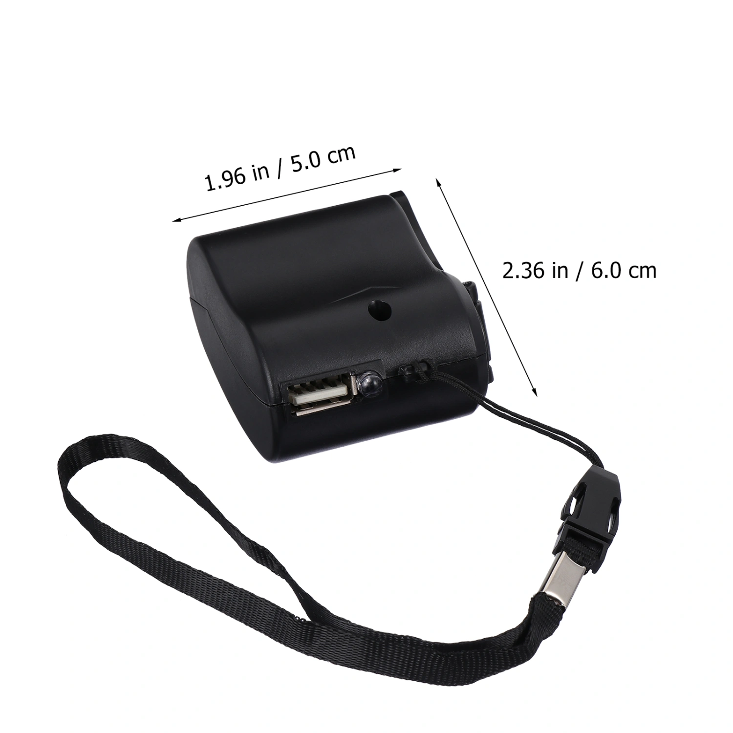 1Pc Hand Crank Generator Outdoor Emergency Charger USB Port Charger Power Bank