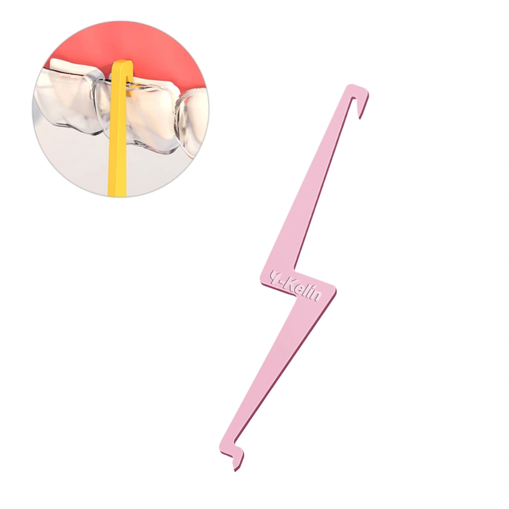 1PC Invisible Braces Extractor Teeth Braces Auxiliary Disassembly Tool Tooth Braces Removal Tool Oral Corrector Puller for Travel Home Use Random Color