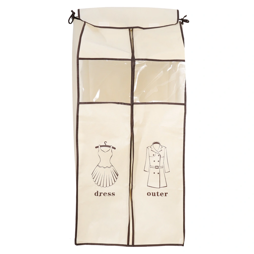 1Pc Hanging Garment Dustproof Cover Household Clothing Cover Clothes Storage Bag