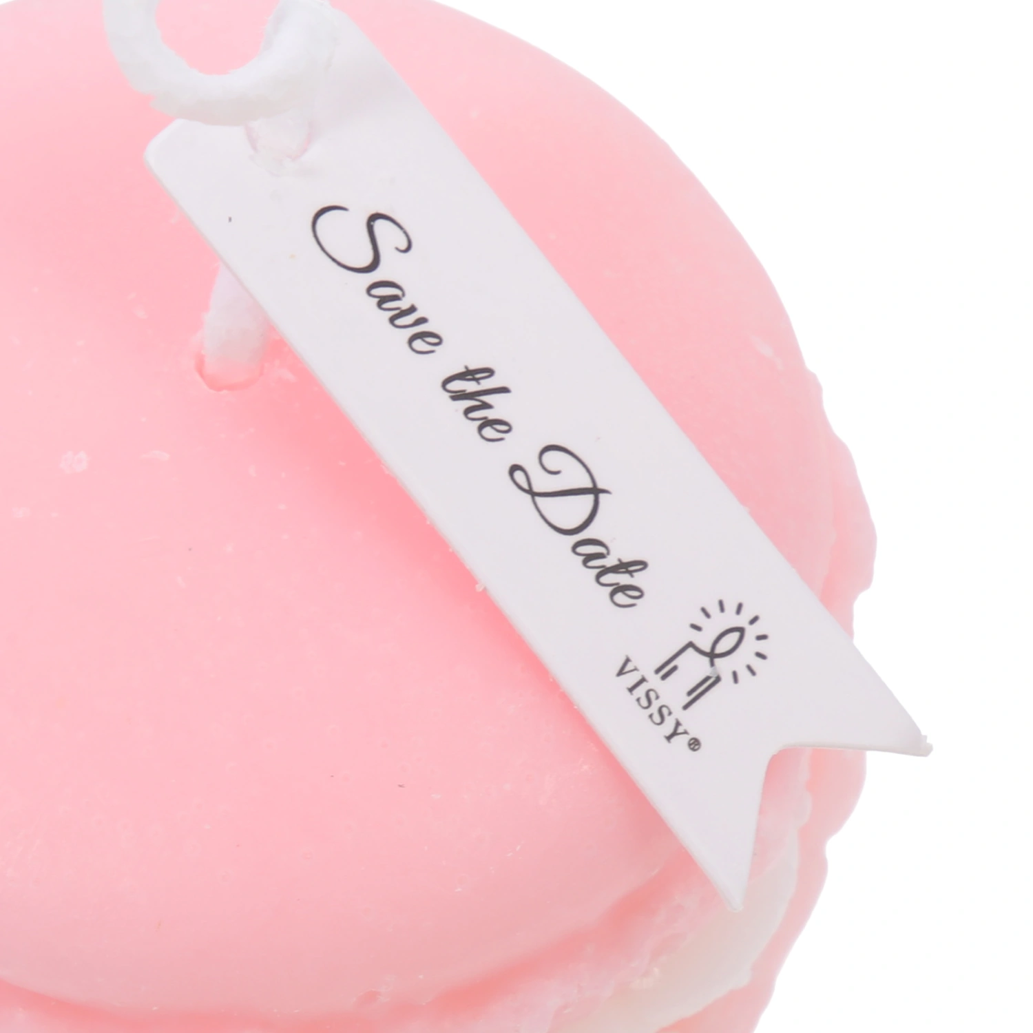 2pcs Macaron Shaped Scented Candle Decorative Candle Dessert Theme Candles
